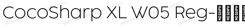 CocoSharp XL W05 Reg字体转换